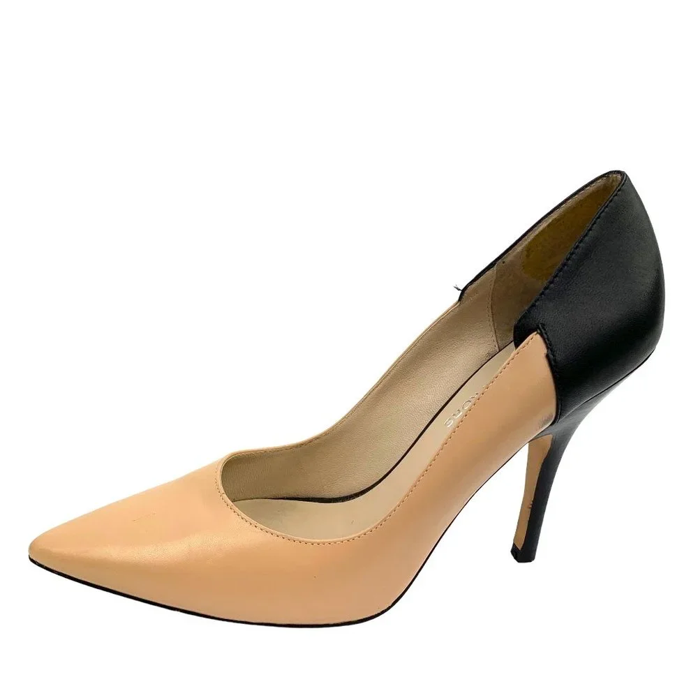 KORS Michael Kors Two-Toned‎ Leather Classic Pumps